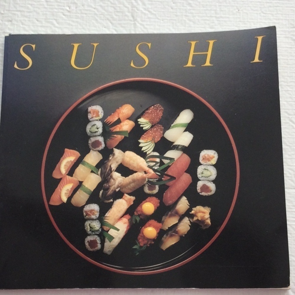Black and Orange Sushi Cookbook